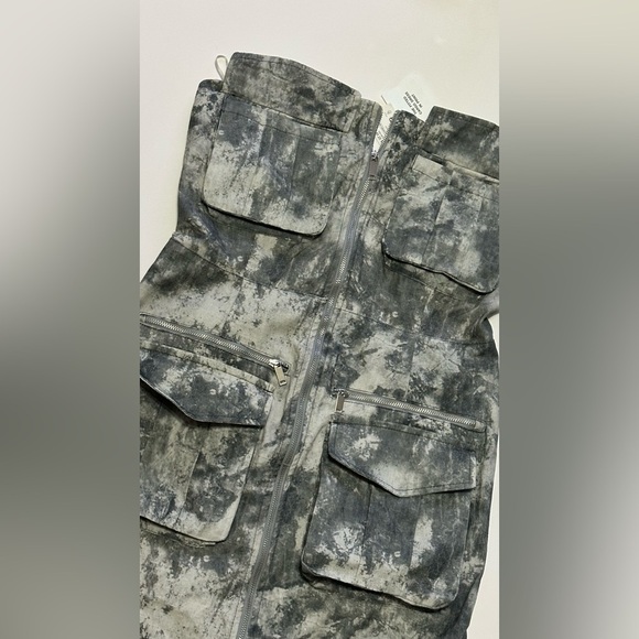 Camouflage Strapless Maxi Dress - Picture 6 of 15